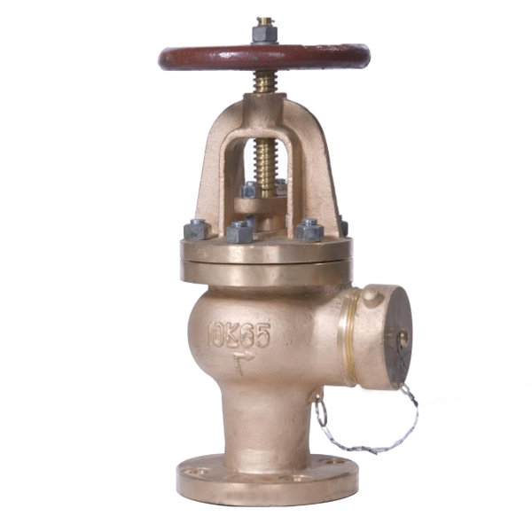 JIS F7334 - JIS 10K Bronze Hose Angle Valve 